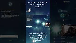 Miniature : et vous combien de Hard pity vous faites ? #humour #genshin #genshinfr #genshinimpact #aide