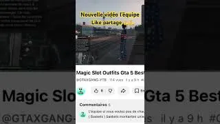 Miniature : Crée une Magic Slot sur Gta 5 Glitch tenue , codage beff , save wizard , next dns . #gtaonline #gta