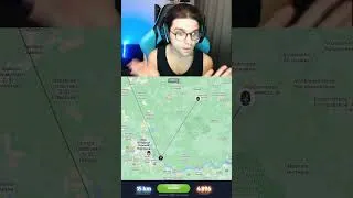 Miniature : Au pif, à 15 km ! Une chance incroyable sur #geoguessr #twitchstreamer #short