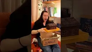 Miniature : Elle voulait une maison pour Noël... #construction #maison #chocolat