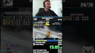Miniature : Je suis 2ème MONDIAL 🤣 avec ce Speedrun sur Cool Boarders 2, Pourtant…