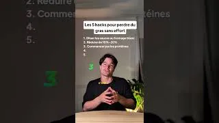 Miniature : 5 hacks pour perdre du gras sans effort 🔥