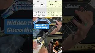 Miniature : Metallica - Hidden Riff 🎸🤘- Guess The Song (Cover + TAB 🎼)