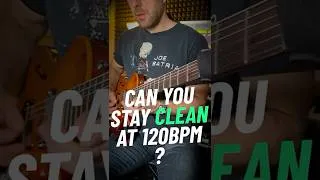 Miniature : Can You Stay Clean at 120 BPM? | Alternate Picking Bursts (60–120 bpm)