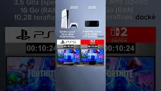 Miniature : switch2 vs ps5 fortnite #fortnite  #fortniteshorts  #gaming #switch2  #ps5   #vs  #nintendoswitch2