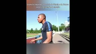 Miniature : Quand tu regarde un match de l'Equipe de France après une journée de travail : #football #euro2024