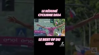 Miniature : LE GRAND RÉSUMÉ CYCLISME 2024 (BEST OF GIRO) #cyclisme #cycling #giroitalia #pogacar #tadejpogacar