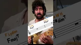 Miniature : Stratégie d'impro sur une grille complexe #shorts #guitarsolo  #jazzguitar  #jazzimprovisation