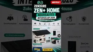 Miniature : Zendure ZEN+ HOME : les nouveautés Intersolar 2026 ⚡ Home Assistant, IA et SolarFlow SF4000