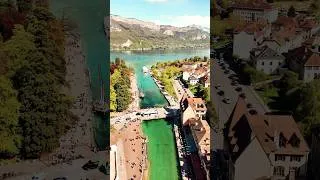 Miniature : Lake Annecy, France: Breathtaking Drone Views Captured with Cinematic Filters