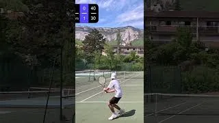 Miniature : Petite finale du tournoi !! Partie 1 #tennis #sports #shorts