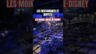 Miniature : Tous les restaurants les moins chers de Disneyland, Paris, par catégorie.