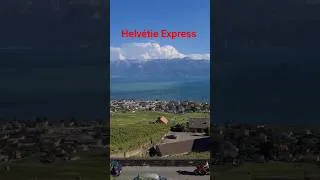 Miniature : This Train View in Switzerland Feels Unreal 😍🇨🇭 Lake Geneva & Snowy Alps