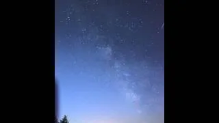 Miniature : Milky Way transiting Time Lapse night sky 20140716AlbasSud 1min30 1024high 20fps