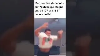 Miniature : Mon nombre d'abonnés qui stagne depuis Juillet  #youtubeshorts #stats #algorithmeyoutube #vues