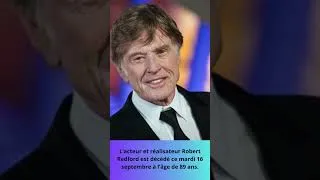 Miniature : Robert Redford, légende du cinéma américain, est mort
