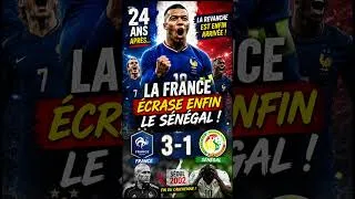 Miniature : 🔥🇫🇷 24 ANS DE HONTE EFFACÉS EN 90 MINUTES ! LA FRANCE DÉTRUIT LE SÉNÉGAL