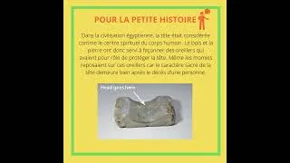 Miniature : 💡 LE SAVIEZ-VOUS ? | Les Egyptiens utilisaient des oreillers ?