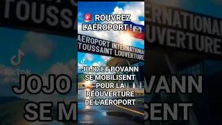 Miniature : JOJO et Bovann  veulent la réouverture de l'aéroport !#Haiti #ToussaintLouverture @Actualités  #