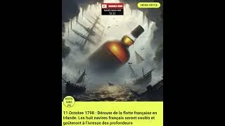 Miniature : 11 octobre 1798 : La flotte française est coulée en Irlande et se noie dans l'alcool