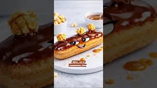 Miniature : La recette des éclairs popcorn et caramel 🤤 #patisserie