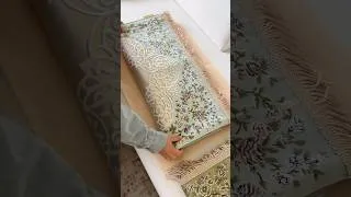 Miniature : Tapis de prière prestige brodé