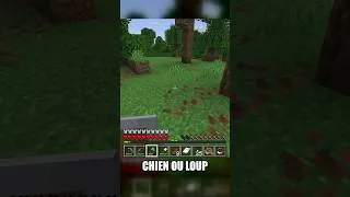 Miniature : Est-ce un chien ou un loup dans Minecraft #Shorts #Minecraft