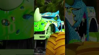 Miniature : Hot Wheels Monster Trucks contre Wreckin' Wolf ! #shorts