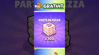 Miniature : 🤩100 PIZZAS🍕GRATUITES !!! #brawlstars #toystory #giftedbysupercell