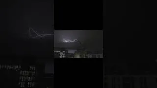 Miniature : storm night from my window