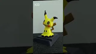 Miniature : Support de téléphone personnalisé avec le pokémon Mimiqui ! #huitelec3d #impression3d