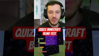 Miniature : Quizz Minecraft: Blind Test ! #minecraft #blindtest #quizz #jeu #fyp