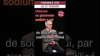 Miniature : Chlorure ou glutamate sodium = sel #hypertension #prgirerd #alimentation