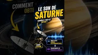 Miniature : Le Vrai Son de Saturne... #hypothésia #shorts #space #science #universe