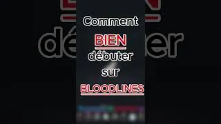 Miniature : Comment BIEN commencer sur Bloodlines (Roblox)#shorts