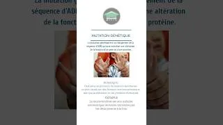 Miniature : J73 | Qu’est-ce qu’une mutation génétique ? | #charmleguide #bac #svt #génétique