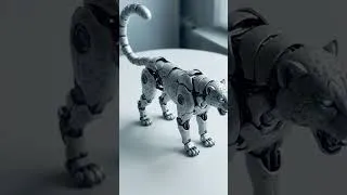 Miniature : This tiny box turns into a ROBOT ANIMAL ! 🐅 #ai #asmr #mecha #robot