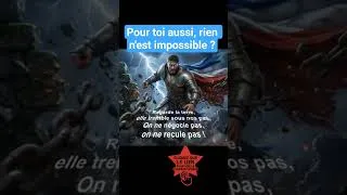 Miniature : Le sang de l'audace #epic #assurance #determination #viral #foryou #pourtoi #shorts #song #ia