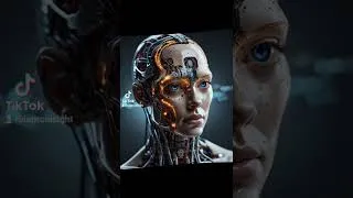 Miniature : Visage de Cyborg Futuriste #intelligenceartificielle