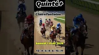 Miniature : Quinté demain à Clairefontaine Deauville.  Bases sûr. A priveligie la logique. #quinté #pmu #turf