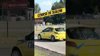 Miniature : Vraie course de slalom à Carcassonne 🏎️  #carreels #carshorts