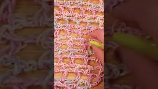 Miniature : Crochet | Écharpe d'été en laine à chaussettes | Tutoriel simple avec brides et mailles en l'air