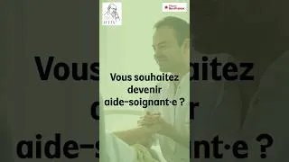 Miniature : Vous souhaitez devenir aide-soignant·e ?