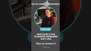 Miniature : 🎙️ Nouveau podcast : Vinciane parle du semestre 3 de sa formation infirmière ! 🎙️