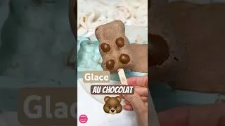 Miniature : Recette de glace au chocolat oursons 🐻 #glace #glaceauchocolat #glaceourson #recette