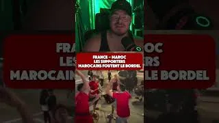 Miniature : France - Maroc : les supporters Marocains foutent le souk !