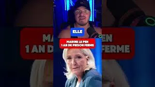 Miniature : Marine Le Pen condamnée à 1 an de prison ferme !
