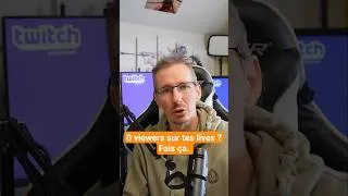 Miniature : 0 viewers sur tes lives ? Fais ça. #twitchfr #pourtoi #youtubegaming #streamer