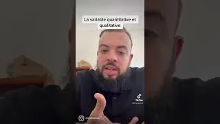 Miniature : La variable aléatoire quantitative et qualitative
