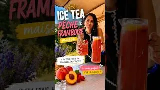 Miniature : ICE TEA PÊCHE FRAMBOISE MAISON TA BOISSON DE L'ÉTÉ #thermomix #food #recettefacile #TM7